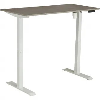 Birou cu inaltime reglabila Kring Dynamic, cu reglare electrica, 150x70x74-122 cm, culoare sonoma,blat mdf