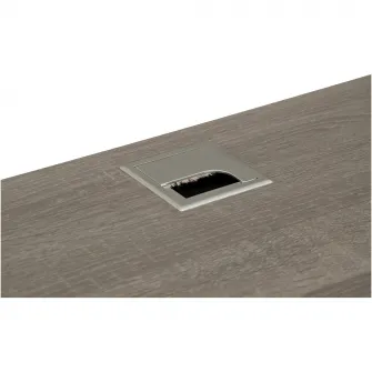 Birou cu inaltime reglabila Kring Dynamic, cu reglare electrica, 150x70x74-122 cm, culoare sonoma,blat mdf