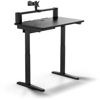 Birou gaming Corsair Platform:4 Elevate, inaltime reglabila electric, brat pentru monitor inclus, In-Desk USB Power, Negru
