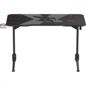 Birou Gaming Serioux Catalyst, 120x60x75 cm, Negru