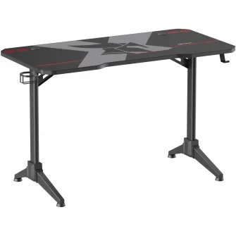 Birou Gaming Serioux Catalyst, 120x60x75 cm, Negru