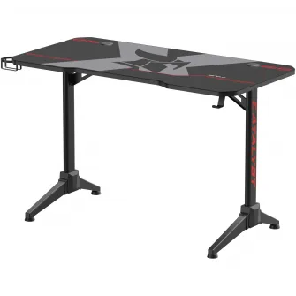 Birou Gaming Serioux Catalyst, 120x60x75 cm, Negru