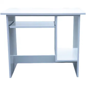 Birou Nefmob Nove, dimensiuni 90x55x75 cm, culoare alb