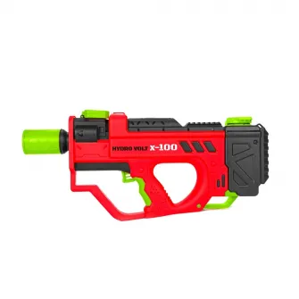 Blaster cu apa Toi-Toys - Hydro Volt X-100, automat, rosu, 800 ml