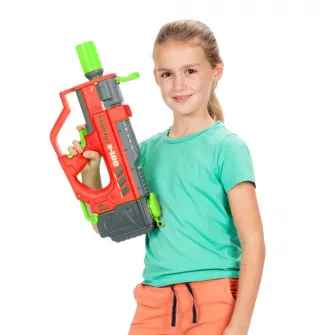 Blaster cu apa Toi-Toys - Hydro Volt X-100, automat, rosu, 800 ml