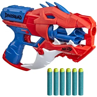 Blaster Nerf Dinosquad - Raptor Slash, 6 proiectile