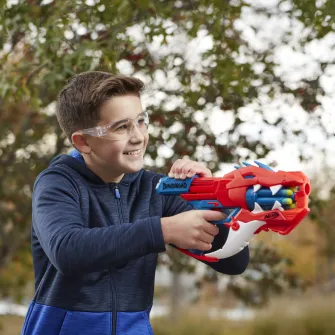 Blaster Nerf Dinosquad - Raptor Slash, 6 proiectile