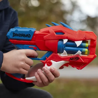 Blaster Nerf Dinosquad - Raptor Slash, 6 proiectile