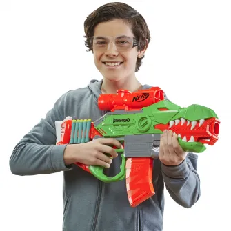 Blaster Nerf Dinosquad - Rex Rampage, 20 proiectile