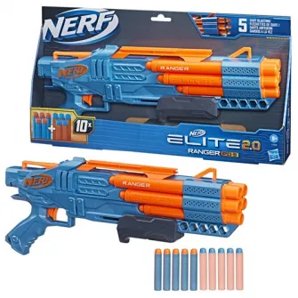 Blaster Nerf Elite 2.0 - Ranger PD 5, 10 proiectile