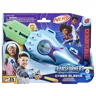 Blaster Nerf Transformers - Earthspark Cyber Sleeve