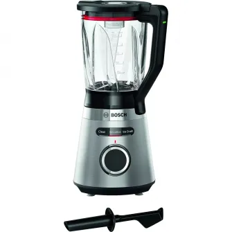 Blender Bosch Vita Power Serie 4 MMB6382M, 1200 W, 1.5 l, 3 programe automate, cana ThermoSafe, Inox