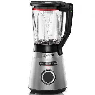 Blender Bosch Vita Power Serie 4 MMB6384M, 1200 W, 1.5 l, 3 programe automate, cana ThermoSafe, Inox