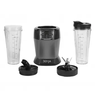 Blender Ninja BN495EU, 1000W, 700ml, Auto-iQ Technology, Ninja Blade Technology, Gri/ negru