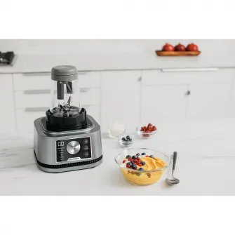 Блендер Ninja Foodi Power Nutri 3-в-1 с интеллектуальным моментным двигателем и 6 программами Auto-IQ, CB350EU 1200 Вт, чаша 2,1 л, чаша 700 мл и чаша 400 мл, черный/серебристый