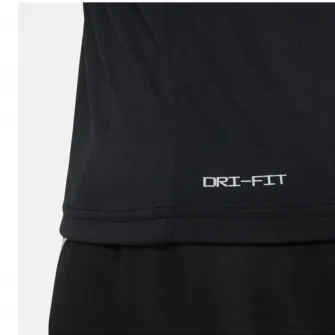 Bluza inot copii cu protectie UV UPF 40+ Nike 3D Combo Long Sleeve Hydroguard, marime S, negru