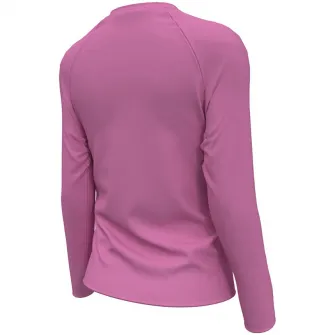Bluza inot copii cu protectie UV UPF 40+ Nike Charms Long Sleeve Hydroguard, marime S, roz