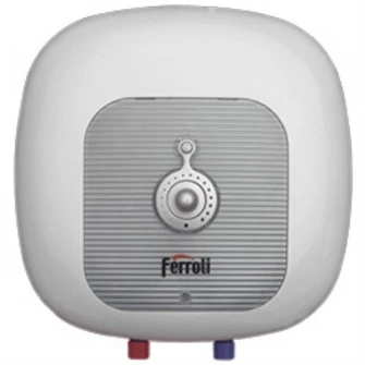 Boiler electric Ferroli Cubo SG 10, 1500 W, 10 l, Termostat reglabil, Protectie electrica IPx4, Montare deasupra chiuvetei