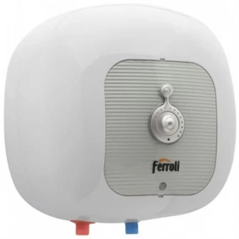 Boiler electric Ferroli Cubo SG 10, 1500 W, 10 l, Termostat reglabil, Protectie electrica IPx4, Montare deasupra chiuvetei