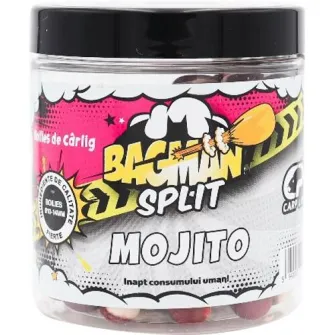 Boilies carlig CPK Bagman Split, mojito, 10/14mm, 130g