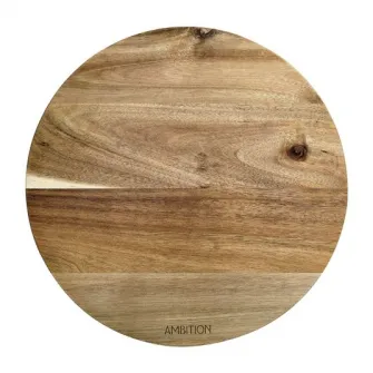 Bord de tocare rotund Ambition Parma, salcam, 28 cm