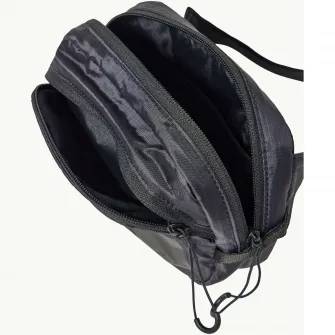 Borseta sport Jack Wolfskin Wandermood Hipbag, granite black