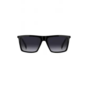 BOSS, Ochelari de soare cu lentile in degrade, Negru, 56-17-145