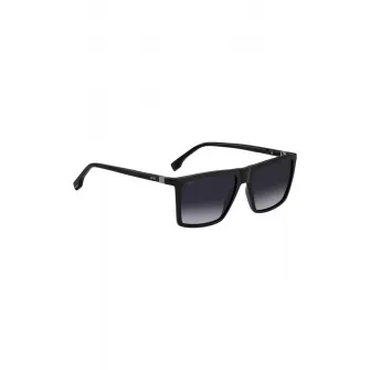 BOSS, Ochelari de soare cu lentile in degrade, Negru, 56-17-145
