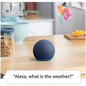 Boxa inteligenta Amazon Echo Dot 5, Control Voce Alexa, Wi-Fi, Bluetooth, Alb