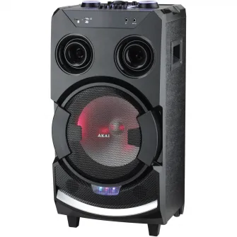 Boxa portabila Akai ABTS-112 cu BT, USB, FM Radio, microfon, baterie reincarcabila