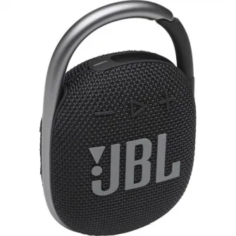 Boxa portabila JBL Clip 4, Bluetooth, IP67, 10H, Negru