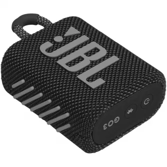 Boxa portabila JBL GO3, IPX67, Bluetooth, Negru