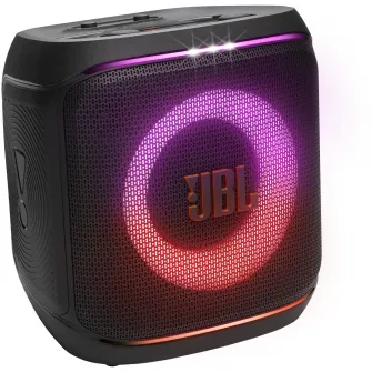 Boxa portabila JBL Partybox Encore 2, 100W, Bluetooth, Microfon wireless, Autonomie 15 ore, Auracast, IPX4, Negru