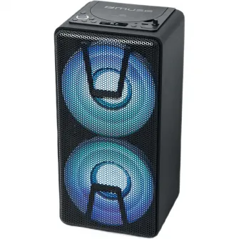 Boxa portabila Muse M-1820 DJ, 150W, Bluetooth, CD, USB, Microfon Inclus, Negru