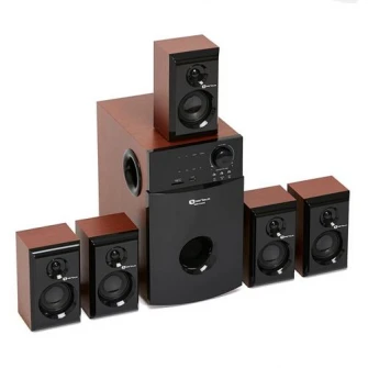 Boxe 5.1 Serioux HT5100C, 140W RMS, Rosu