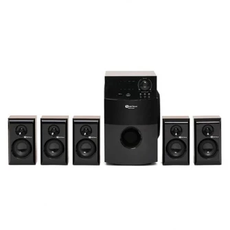 Boxe 5.1 Serioux HT5100C, 140W RMS, Rosu