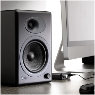 Boxe active Audioengine A5+, Negru