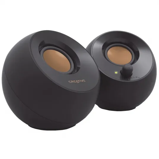 Boxe Creative Pebble 2.0 4.4W, Negru