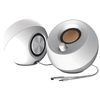 Boxe Creative Pebble, 2.0, 4.4W RMS, Alb