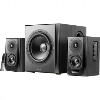 Boxe Edifier 2.1 S351DB-BK, 150W, Bluetooth, Telecomanda, Negru