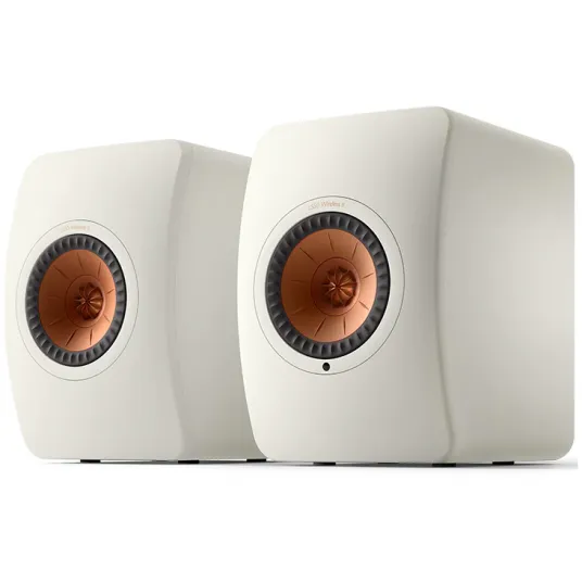 Boxe KEF LS50 wireless II streaming, 2 x 380 W, Bluetooth, HDMI, Air Play 2, Alb
