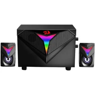 Boxe Redragon Toccata, 2.1, 11W RMS, iluminare RGB a difuzoarelor, jack 3.5mm  USB, Negru