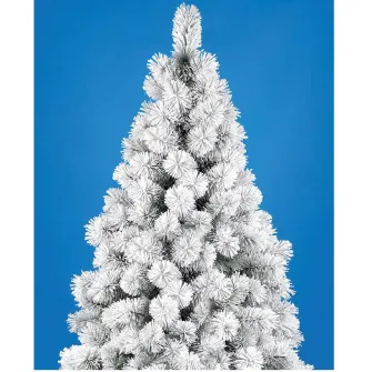 Brad artificial Kring Chicago, aspect nins, 180 cm, PP/PVC, ace 3D, Alb