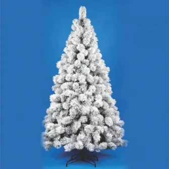 Brad artificial Kring Chicago, aspect nins, 210 cm, PP, ace 3D, Alb