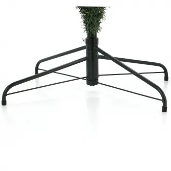 Brad artificial premium Kring Phoenix, cu conuri si merisoare, ace 3D/2D, PP/PVC, 180 cm, cu suport metalic, Verde
