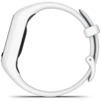 Bratara fitness Garmin vivosmart 5, curea alba din silicon, small/medium