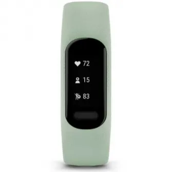 Bratara fitness Garmin vivosmart 5, curea Cool Mint din silicon, small/medium