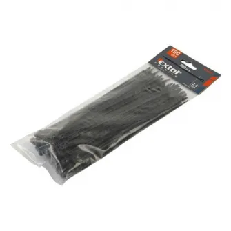 Bride Extol 8856162, 100 Buc/set, negru