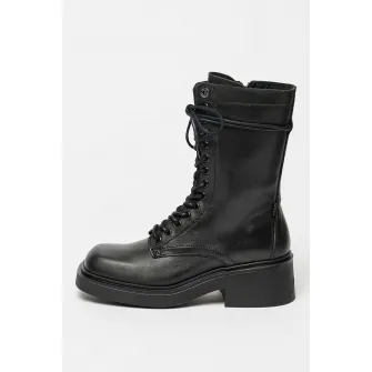 Bronx, Cizme mid-calf de piele Daff-ey, Negru, 36