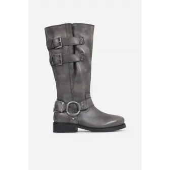 Bronx, Cizme mid de piele, Maro taupe, 39